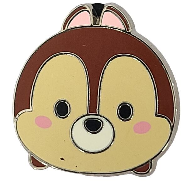 2015 Disney Pin Trading Chip And Dale Tsum Tsum Mystery Enamel Pin Authentic - Picture 1 of 5